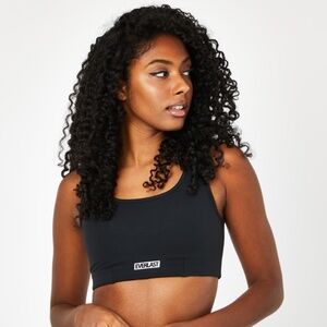 *EVERLAST* Black Padded Medium Support Sports Bra Size 6